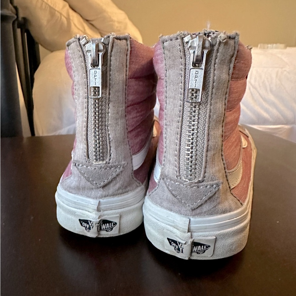Old School Vans Women’s High-top Zip-up Sneaker Size 9 - Picture 6 of 13